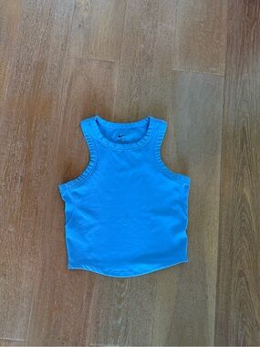 Woman’s Bright Blue Athletic Tank Top